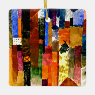 Klee - Before the Town Ceramic Ornament