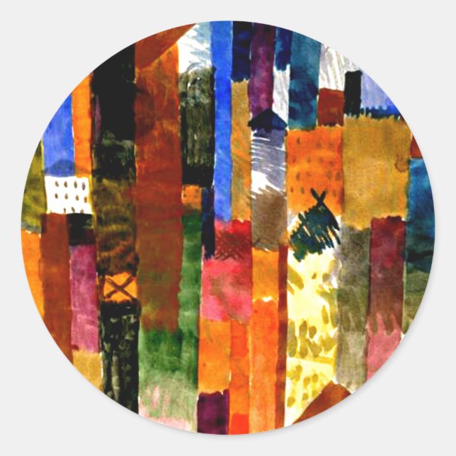 Klee - Before the Town Classic Round Sticker (Front)