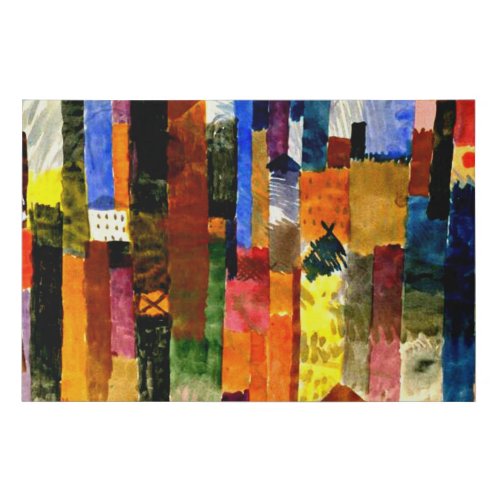 Klee _ Before the Town Faux Canvas Print