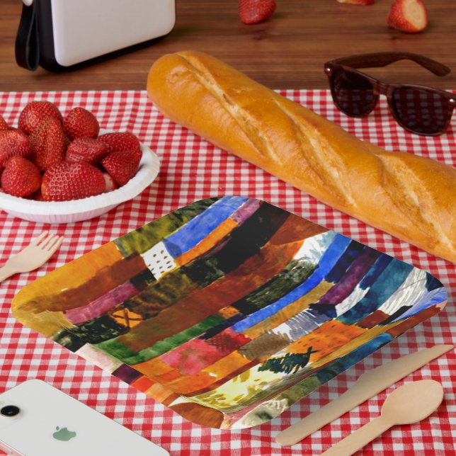 Klee - Before the Town Paper Plates (Picnic)