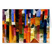 Klee - Before the Town. Paul Klee painting. (Front Horizontal)