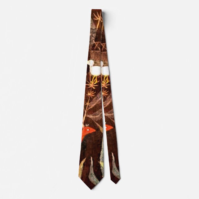 Klee - Bird Garden Neck Tie (Front)