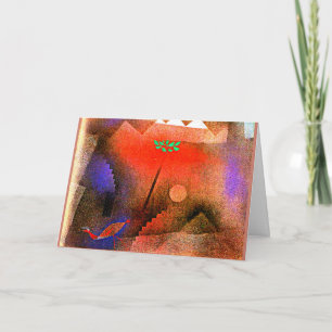 Klee - Bird Wandering Off Card