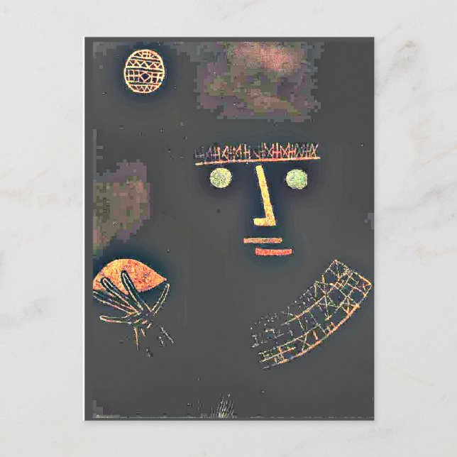 Klee - Black Knight, Postcard (Front)