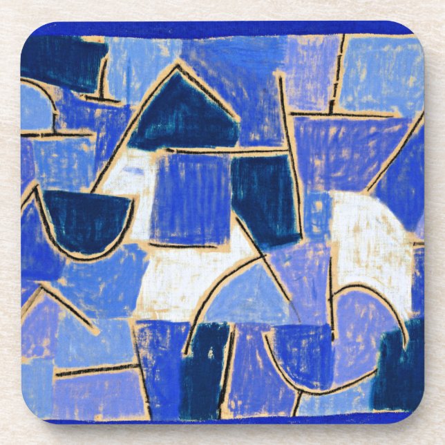 Klee - Blue Night Beverage Coaster (Front)