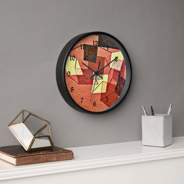 Klee - Braced Surfaces (1930) Clock (Office)