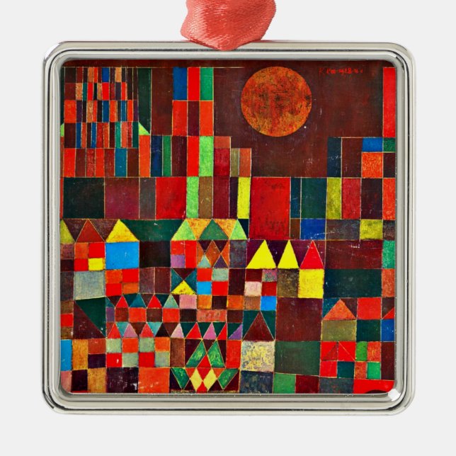 Klee - Castle and Sun Metal Ornament (Front)