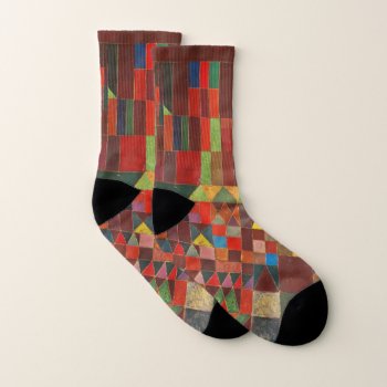 Klee - Castle And Sun Socks by Virginia5050 at Zazzle