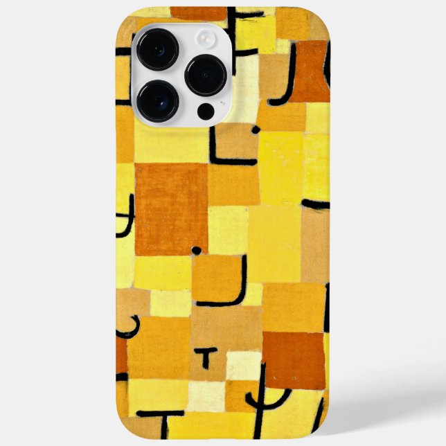 Klee - Characters in Yellow Case-Mate iPhone Case (Back)