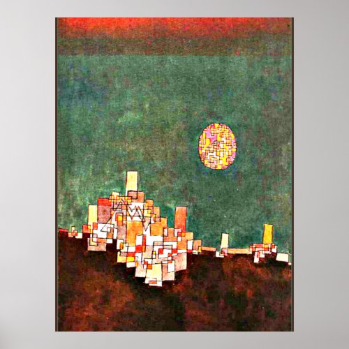 Klee _ Chosen Site abstract artwork  Poster