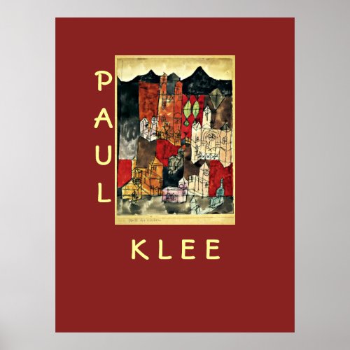 Klee _ City of Churches Poster