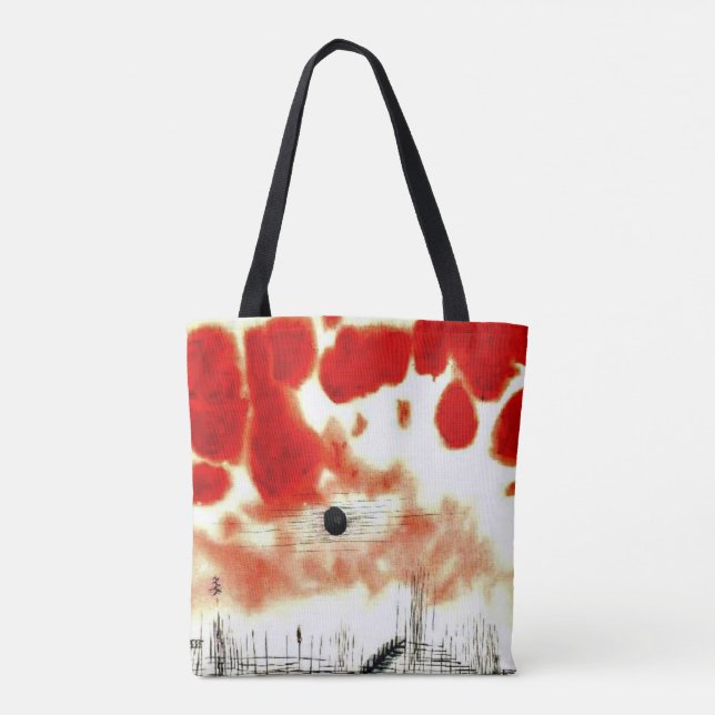 Klee - Clouds over Bor-1940 Tote Bag (Back)