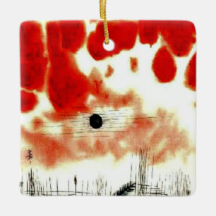 Klee - Clouds over Bor, Ceramic Ornament