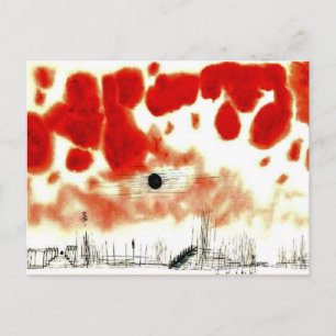 Klee - Clouds over Bor Postcard