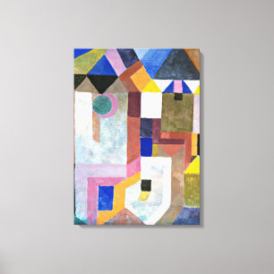 Klee - Colorful Architecture Canvas Print