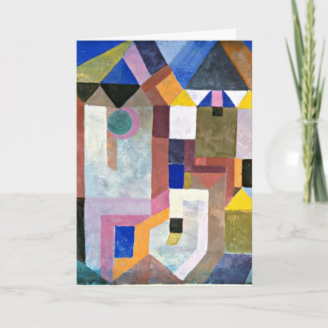 Klee - Colorful Architecture Card (Front)