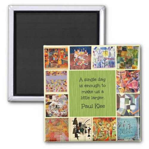 Klee _ Colorful Collage Magnet