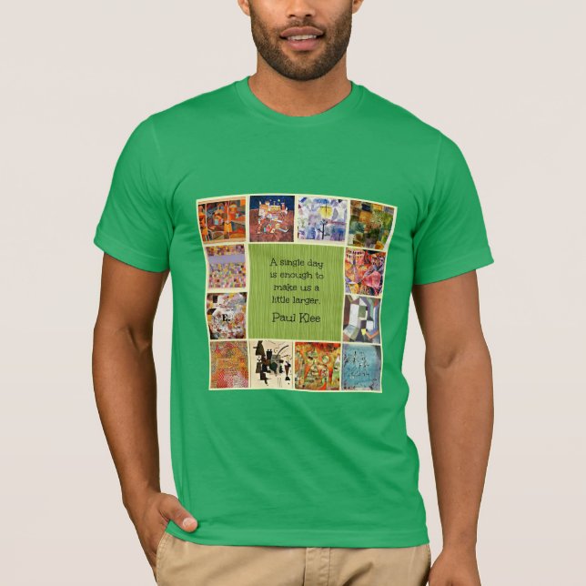Klee - Colorful Collage T-Shirt (Front)