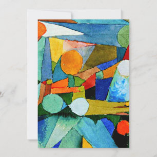 Klee - Colour-Shapes Card