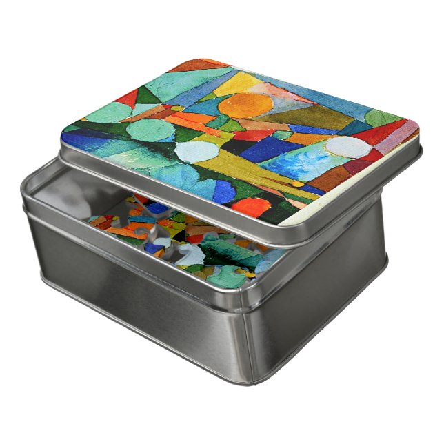 Klee - Colour-Shapes Jigsaw Puzzle (Lid Open)