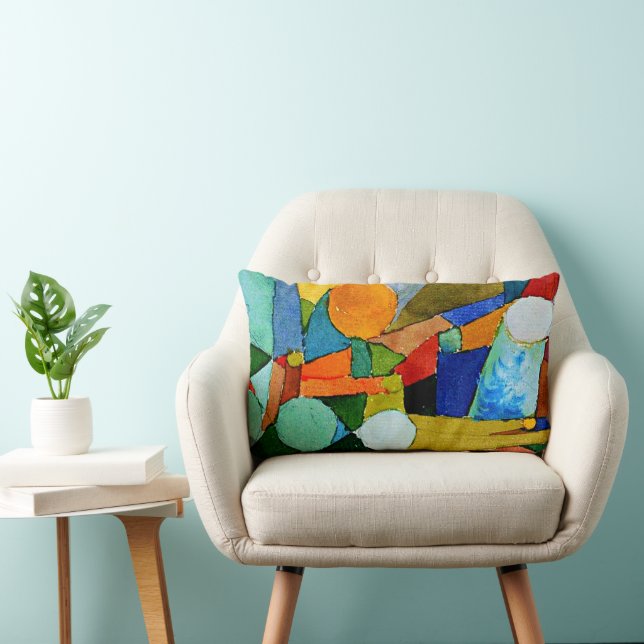 Klee - Colour-Shapes Lumbar Pillow (Chair)