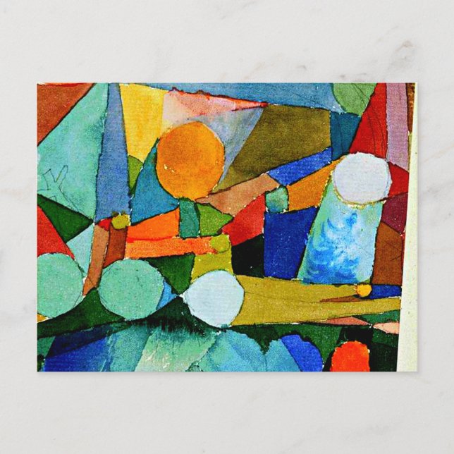 Klee - Colour-Shapes Postcard (Front)