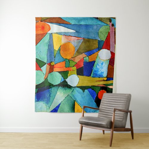 Klee _ Colour_Shapes Tapestry