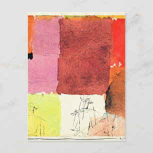 Klee - Composition with Figures,   Postcard