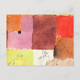 Klee - Composition with Figures, Postcard