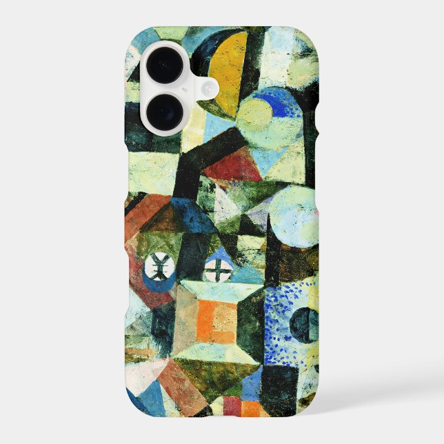 Klee - Composition with the Yellow Half Moon iPhone Case (Back)