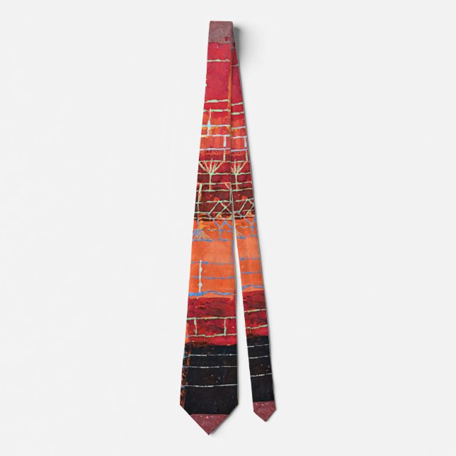 Klee - Configuration, abstract art, Neck Tie (Front)