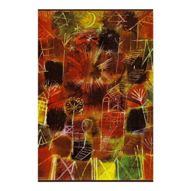 Klee - Cosmic Composition, 1919 Poster (Front)