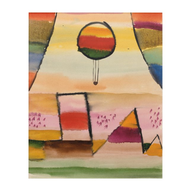Klee - Der Ballon im Fenster Acrylic Print (Front)
