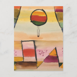 Klee - Der Ballon im Fenster Postcard