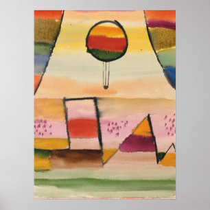 Klee - Der Ballon Imfenster Poster