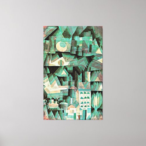Klee _ Dream City abstract art Canvas Print