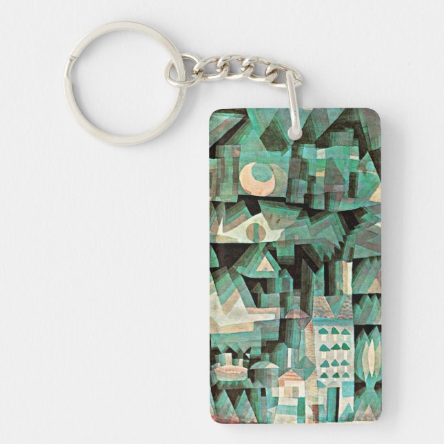 Klee - Dream City, abstract art, Keychain (Front)