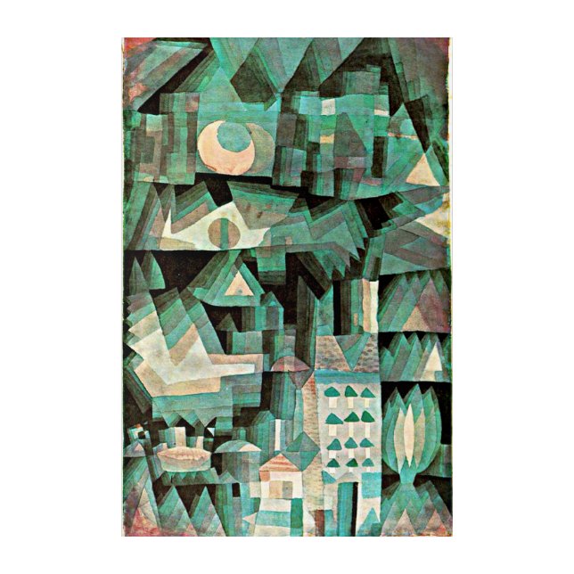 Klee - Dream City Acrylic Print (Front)