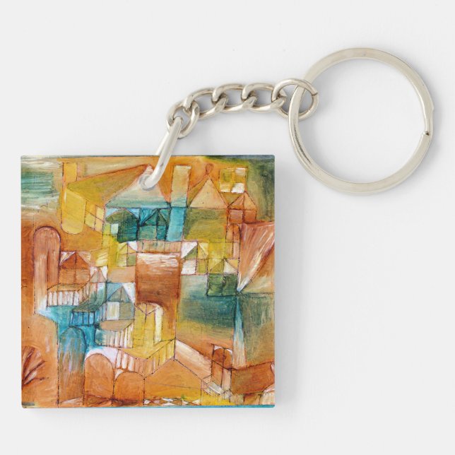 Klee - Fascade Brown-Green Keychain (Back)