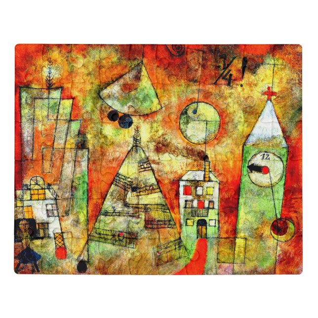 Klee - Fateful Hour at Quarter to Twelve, Jigsaw Puzzle (Puzzle Horizontal)