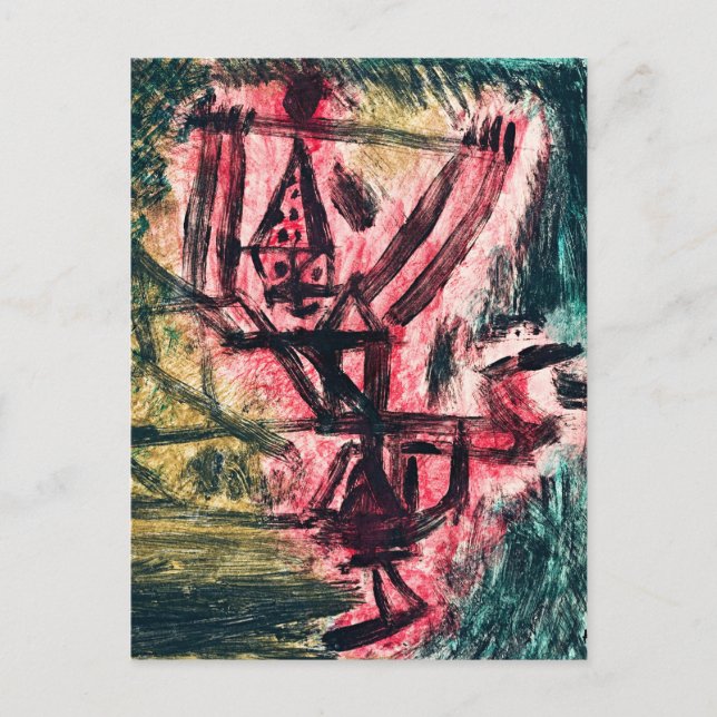 Klee - Fire Clown Postcard (Front)