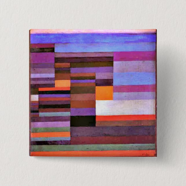 Klee - Fire Evening Button (Front)