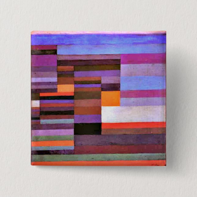 Klee - Fire Evening Button (Front)