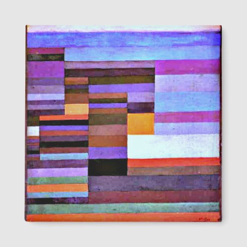 Klee _ Fire Evening Magnet