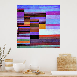 Klee - Fire Evening Poster