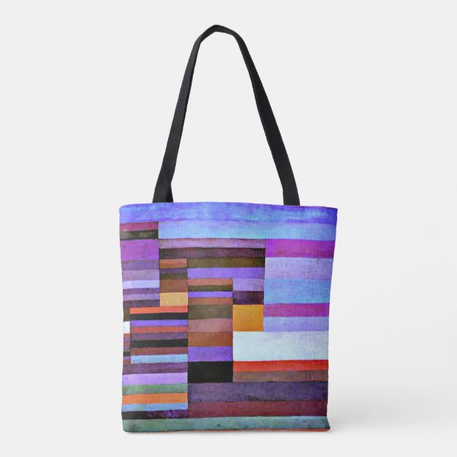 Klee - Fire in the Evening Tote Bag (Back)