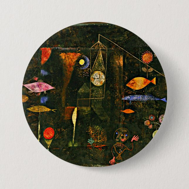 Klee - Fish Magic Pinback Button (Front)