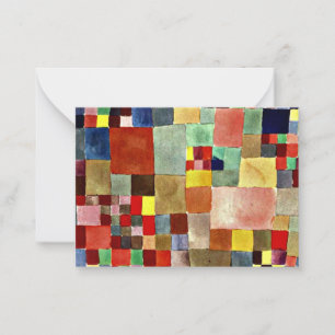 Klee - Flora on Sand Note Card