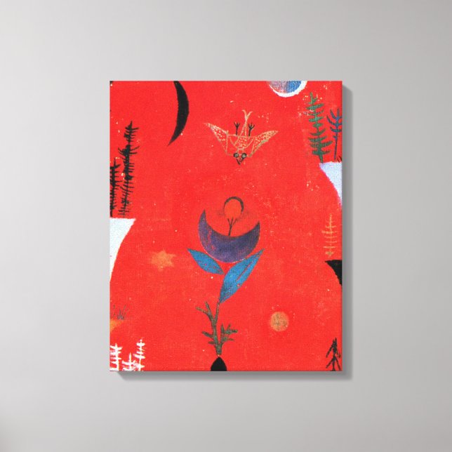 Klee - Flower Myth Canvas Print (Front)