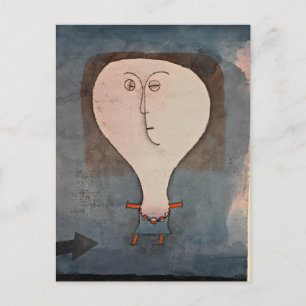 Klee - Fright of a Girl Postcard